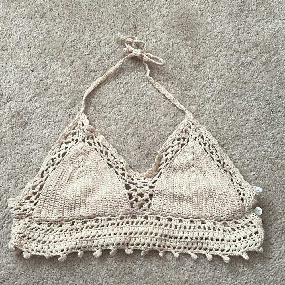 Crochet mini top